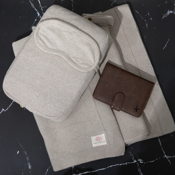 Stone/Cream Shades 3-Piece Travel Set