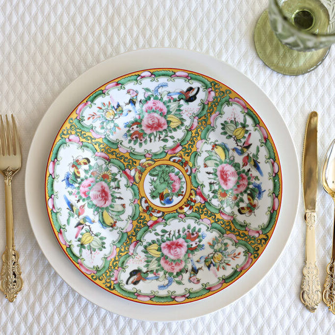 Adorn Your Table Faux Quilted Tablecloth