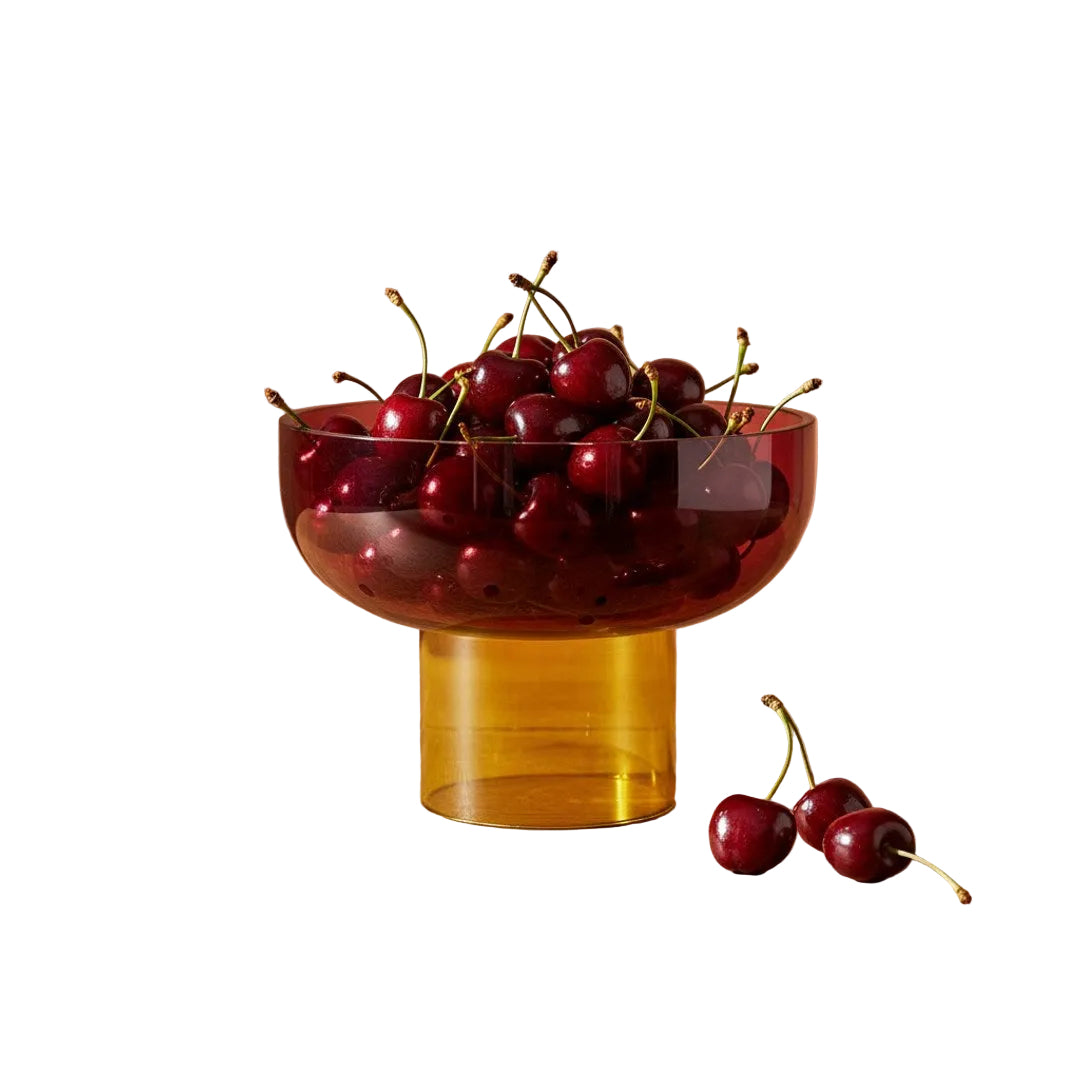 Tip Top Small Reversible Glass Bowl – Pink & Yellow Small | default