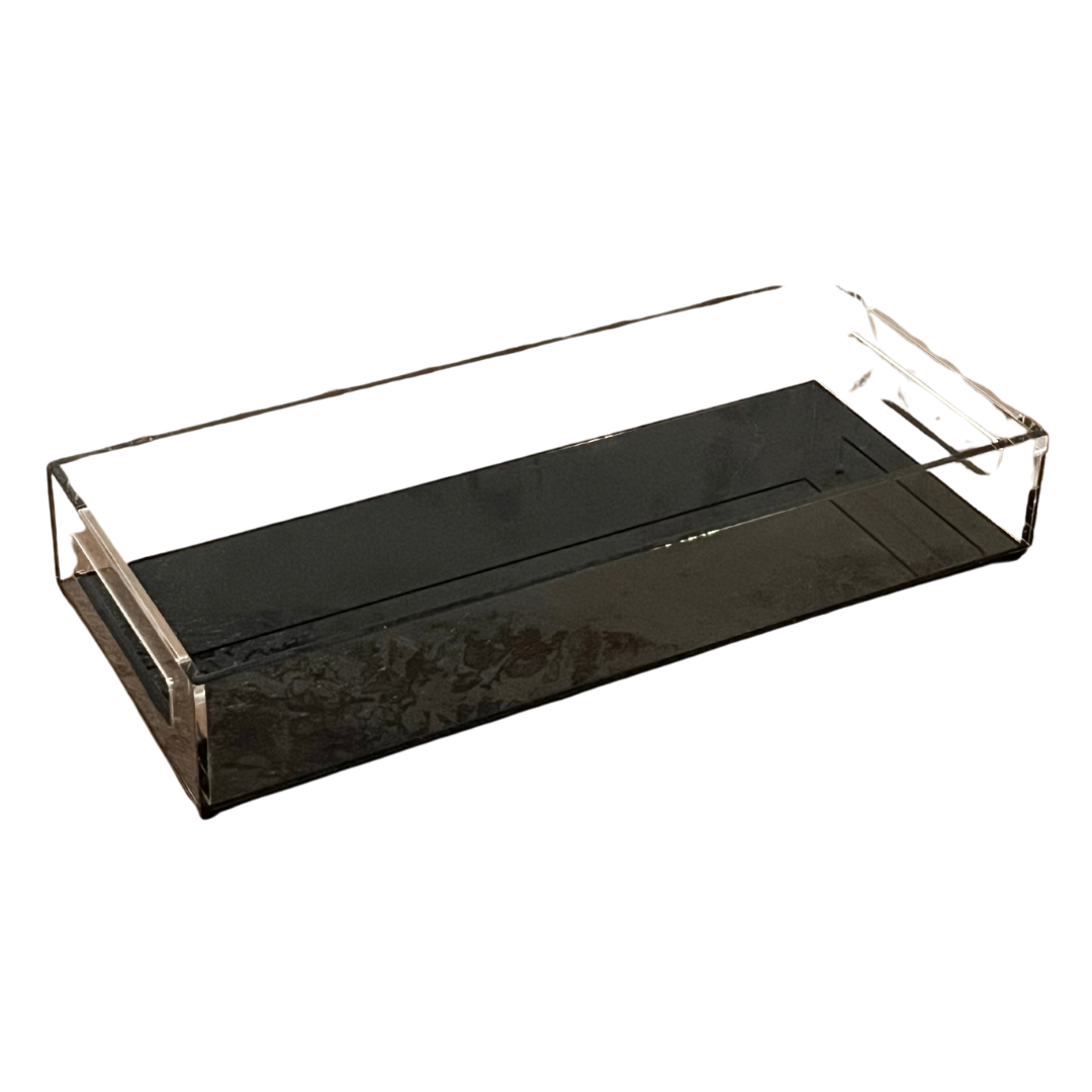 Black Lucite Tray