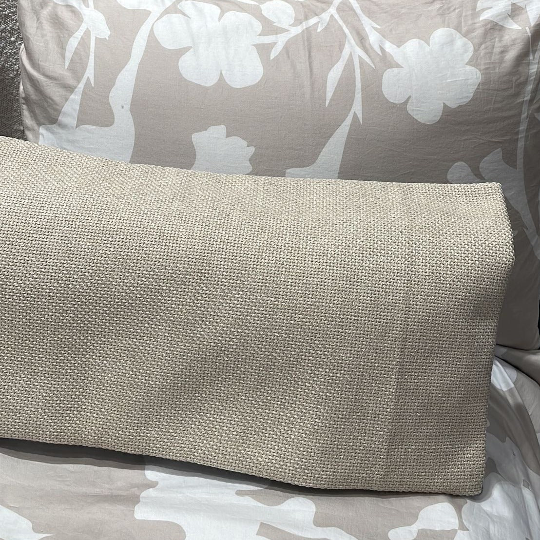 Burlap Lumbar Pillow