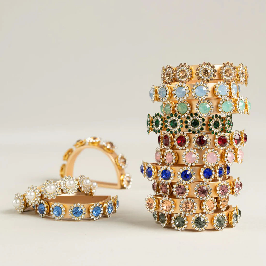 Adorn Your Table Jeweled Napkin Rings, Set of 4