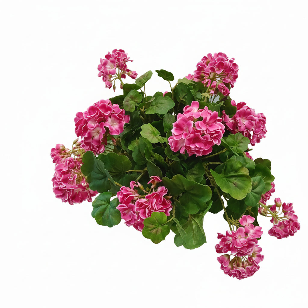 Flaura faux pink geraniums