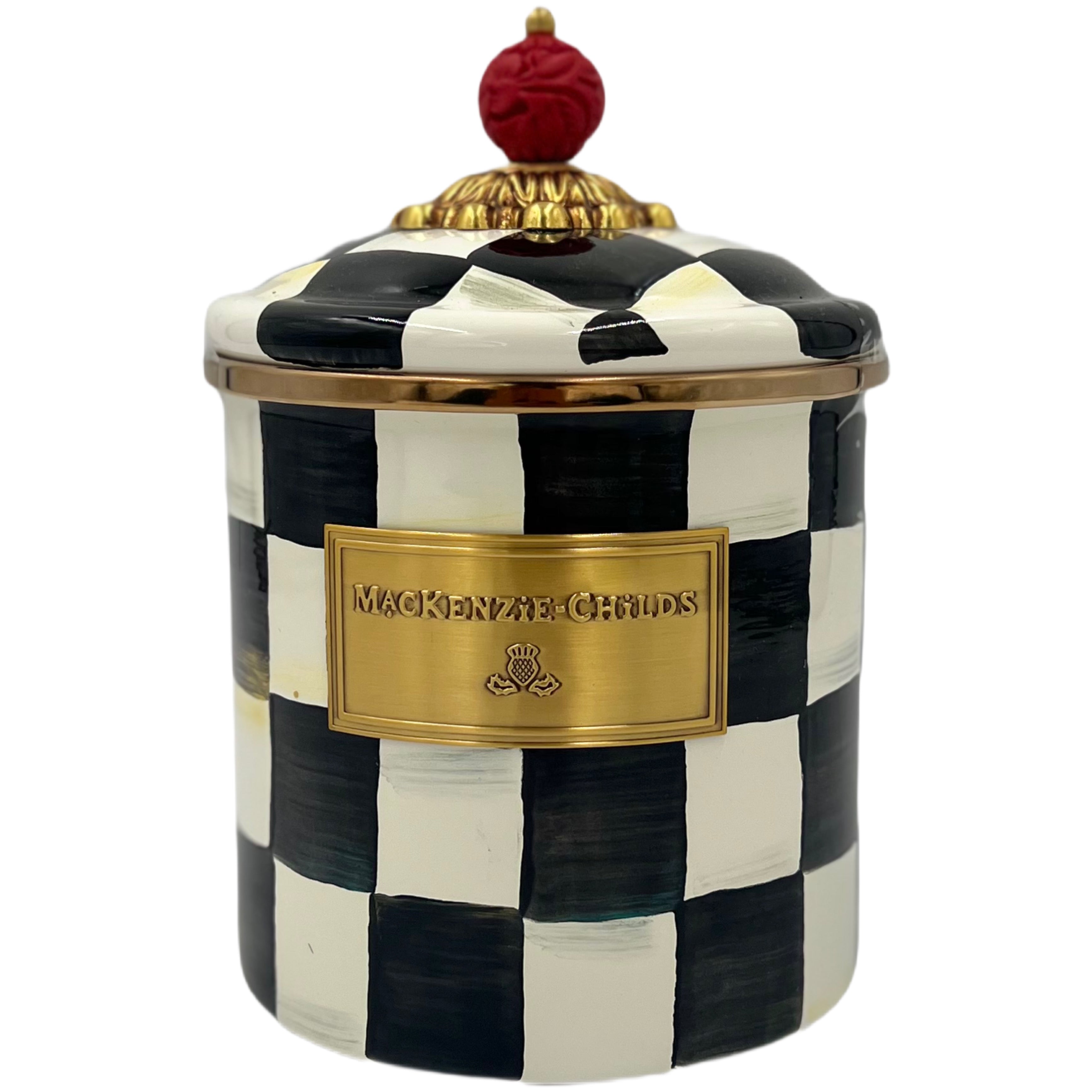 MacKenzie-Childs Courtly Canister