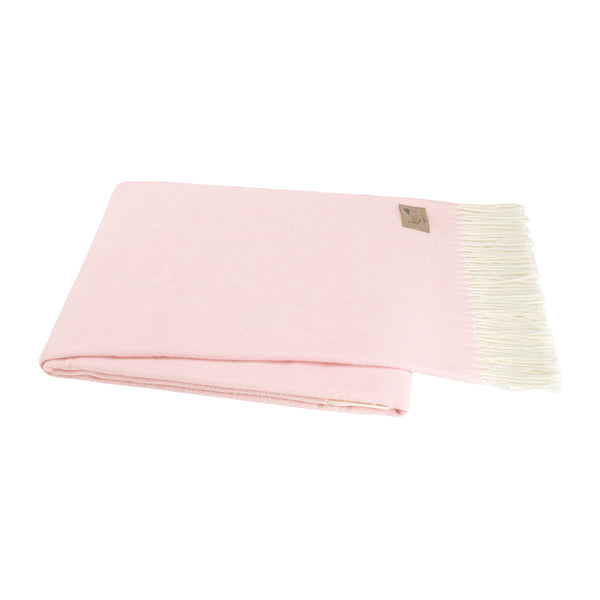 Lands Down Under Herringbone Throw- Cherry Blossom