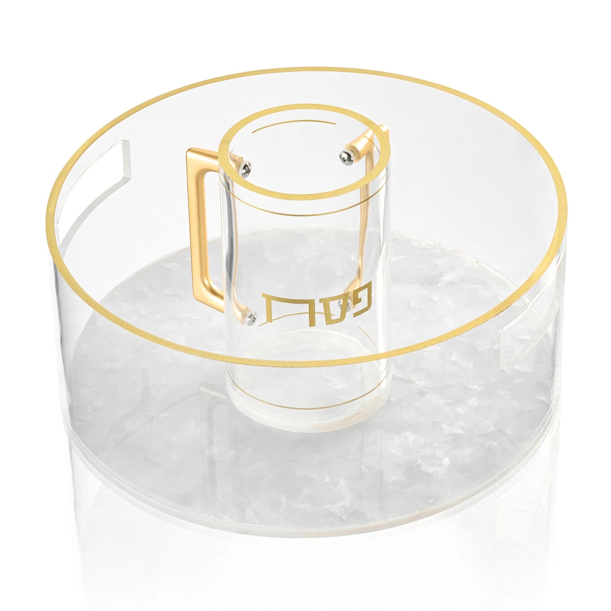 Pearlstone Pesach Washing Bowl & Cup