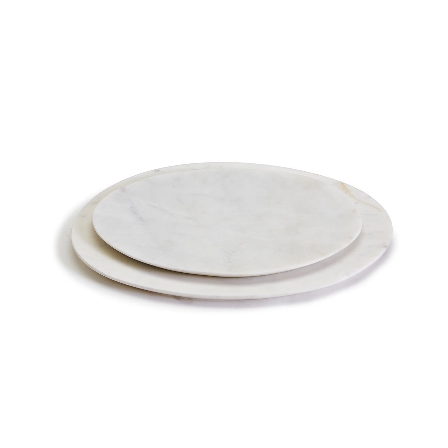 Organic Shaped Marble Serving Tray