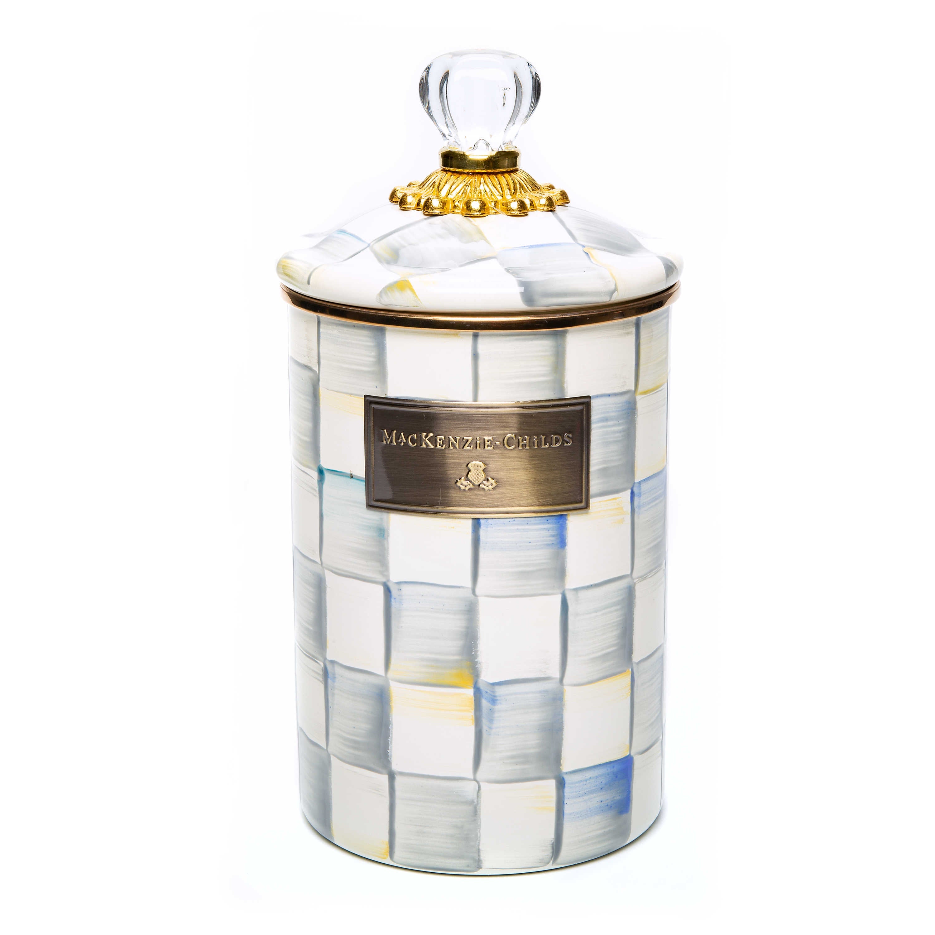 MacKenzie-Childs Sterling Canister
