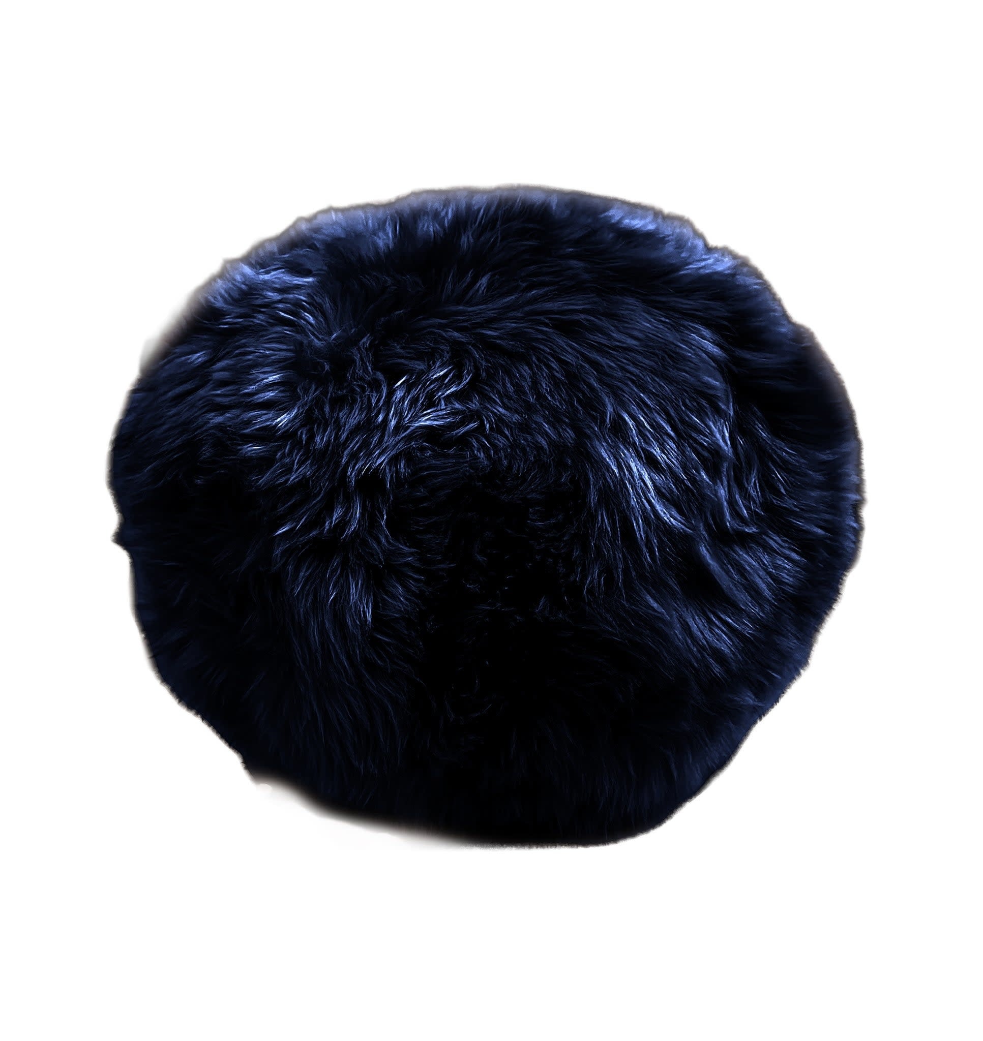 Longwool Sheepskin Ball Cushion