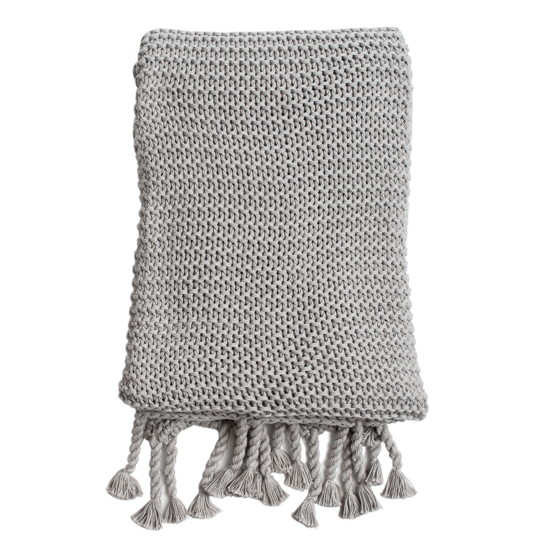 Organic Cotton Comfy Knit Throw