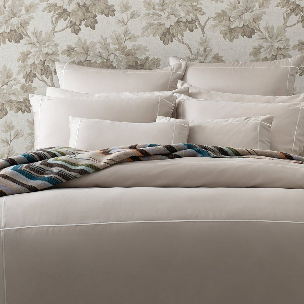 Aura Home Dune embroidered duvet and pillows
