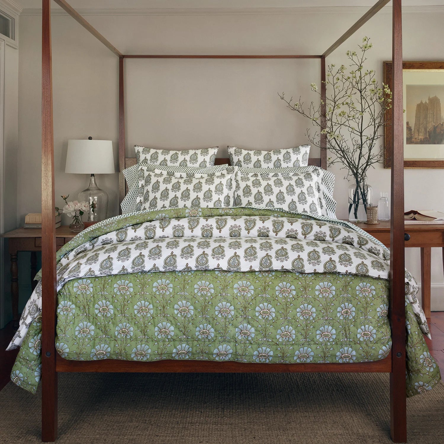 John Robshaw Nilay Leaf Organic Duvet Set