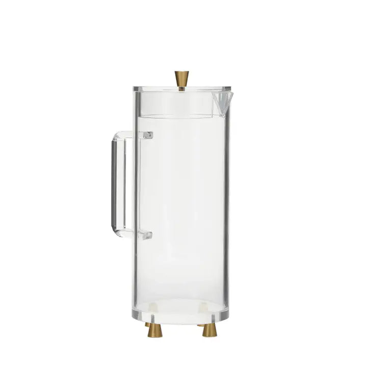 Acrylic Pitcher w/ Gold Legs