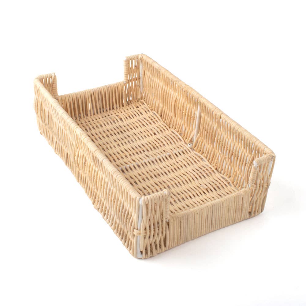 Napkin Holder, Natural Rattan Guest Towel Tray