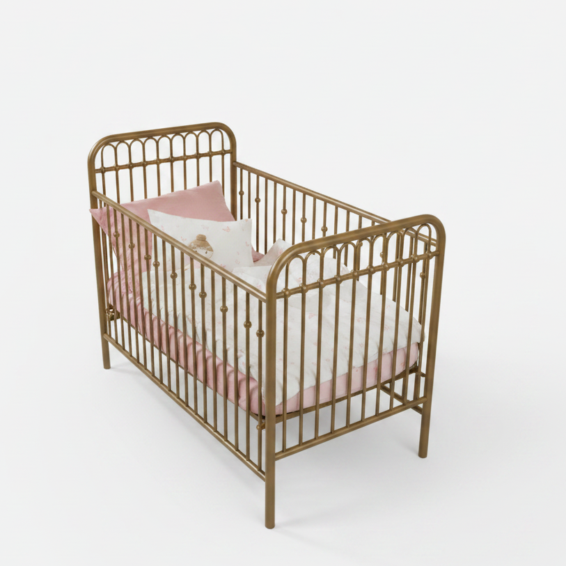 Petite Belle Summer Skies Butterfly Crib Set- Blush Butterfly