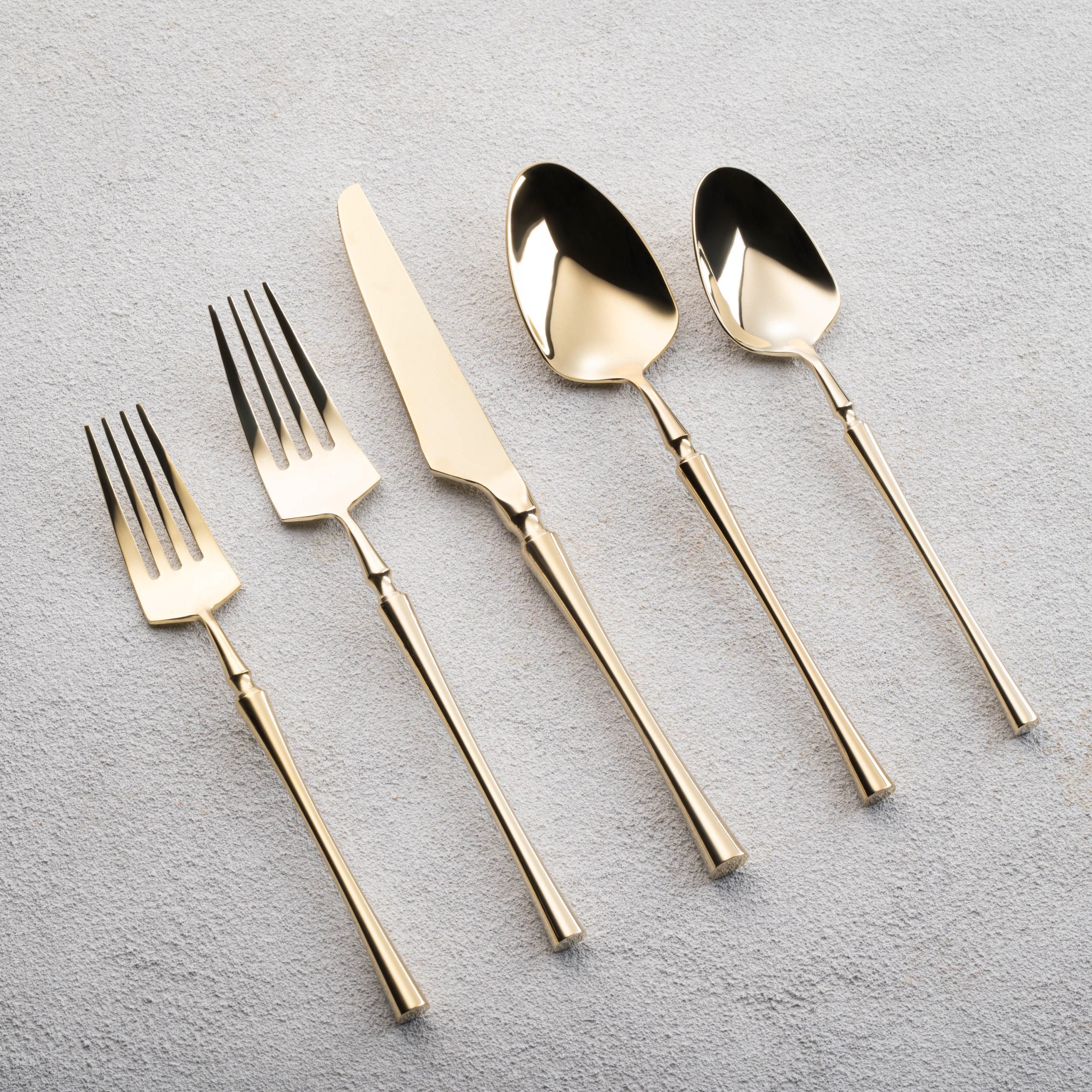 Vikko Irene Champagne Gold Flatware Set