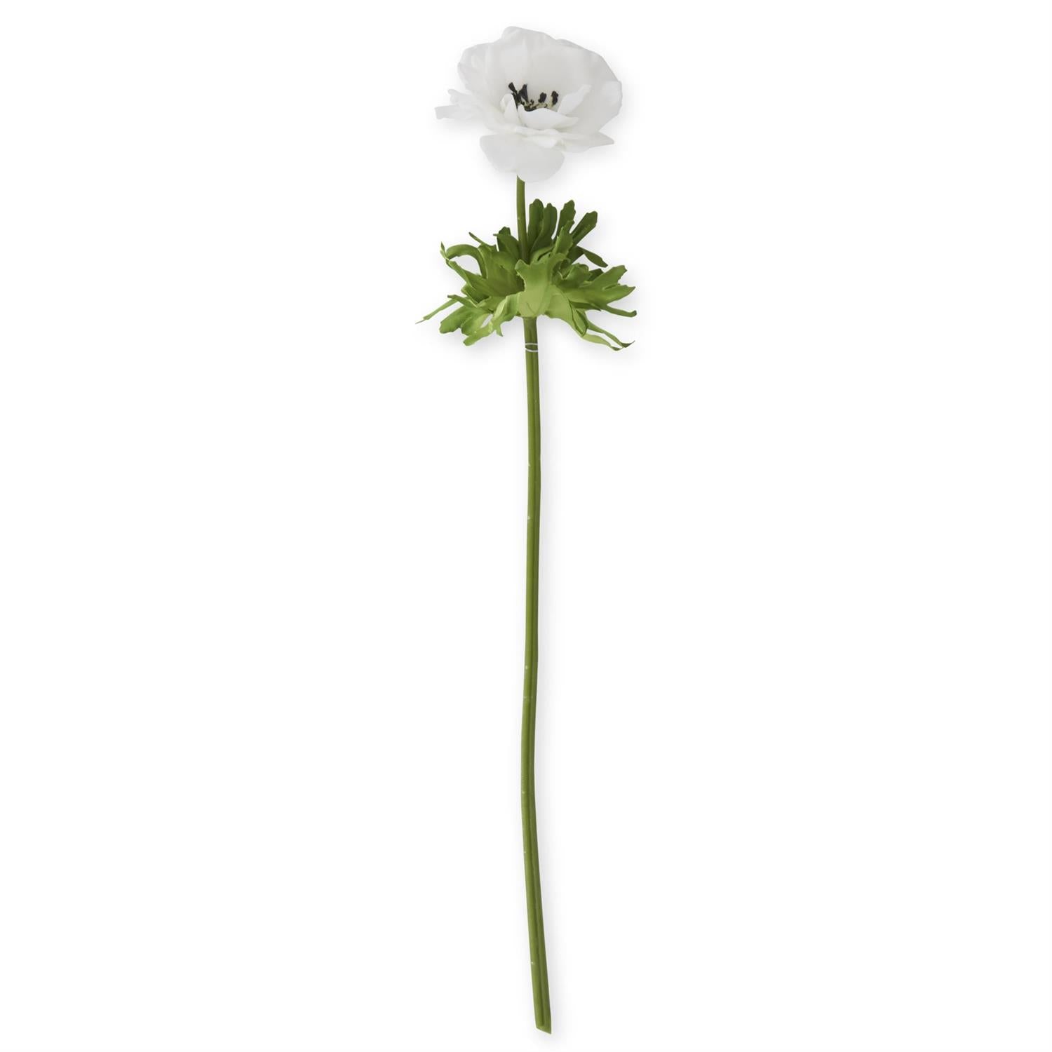 White Real Touch Buttercup Wildflower