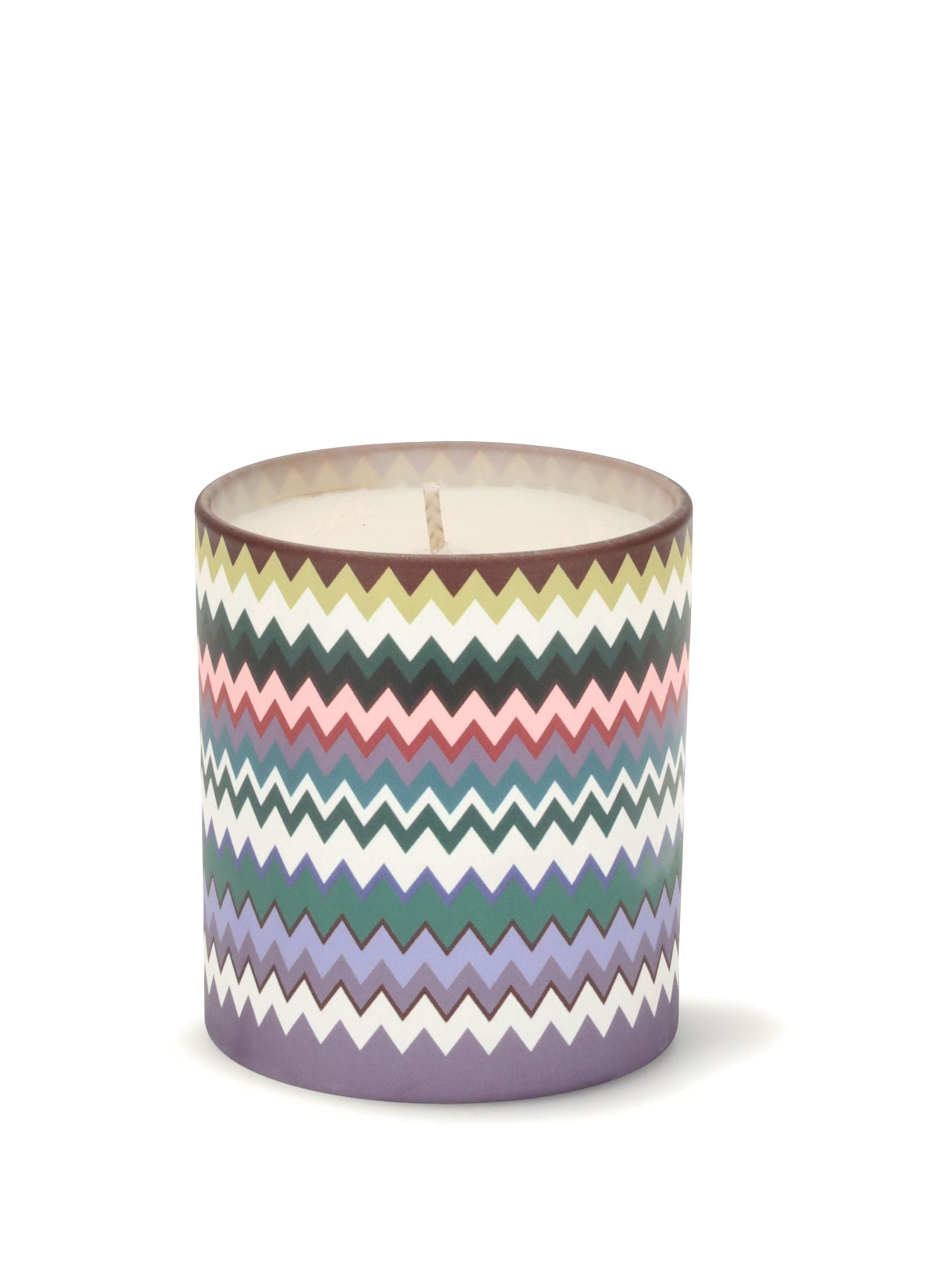 Missoni Micro Zigzag Glass Candle