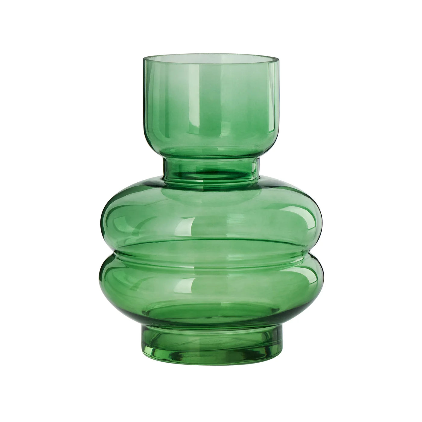 Riva Multi Bulb Green Vase