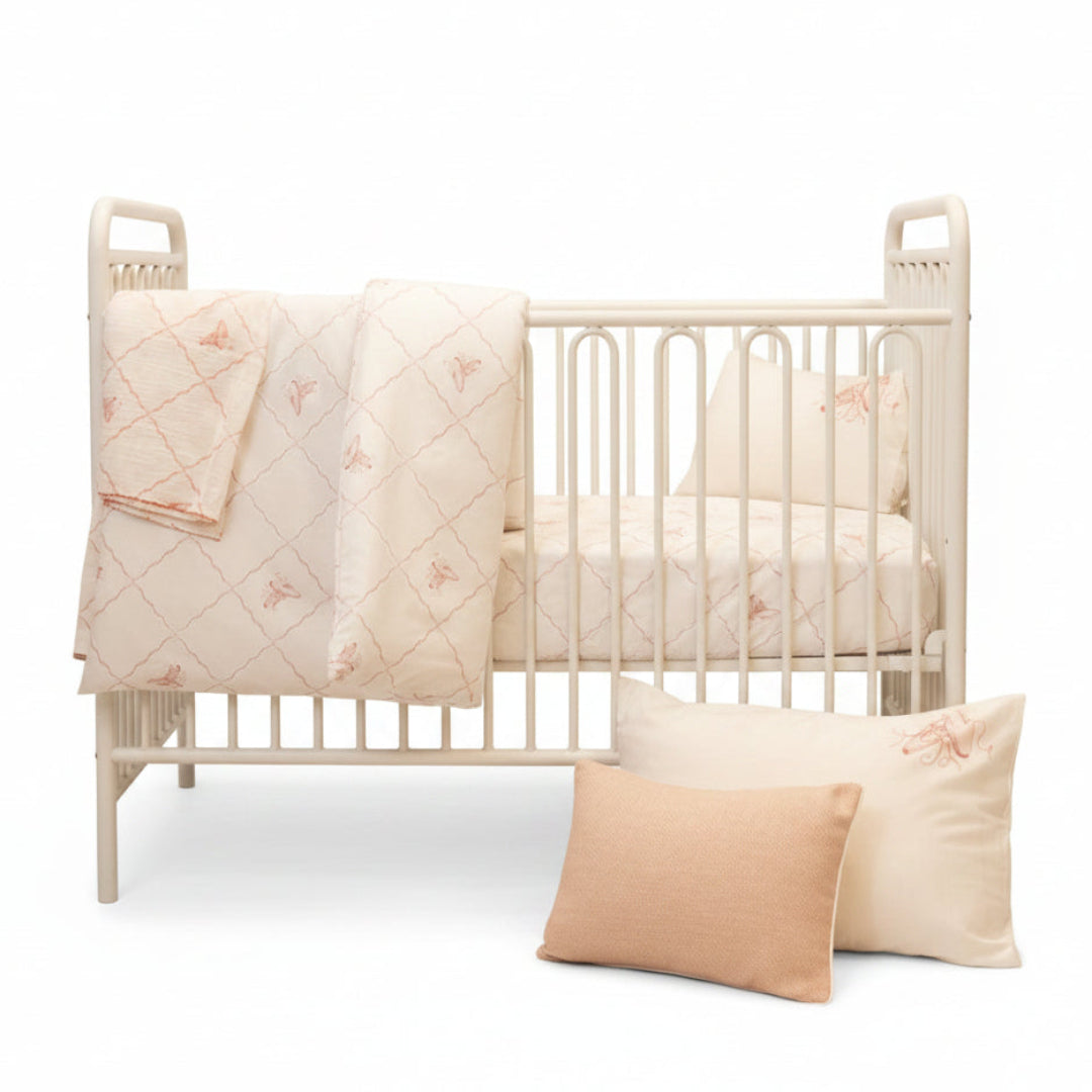 Petite Belle Rose Ballet Crib Set