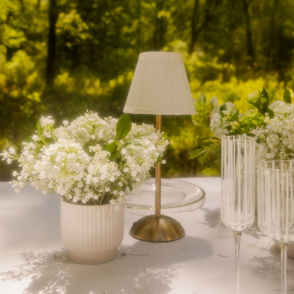 Flaura Cream Hydrangeas and Baby Breath- Small