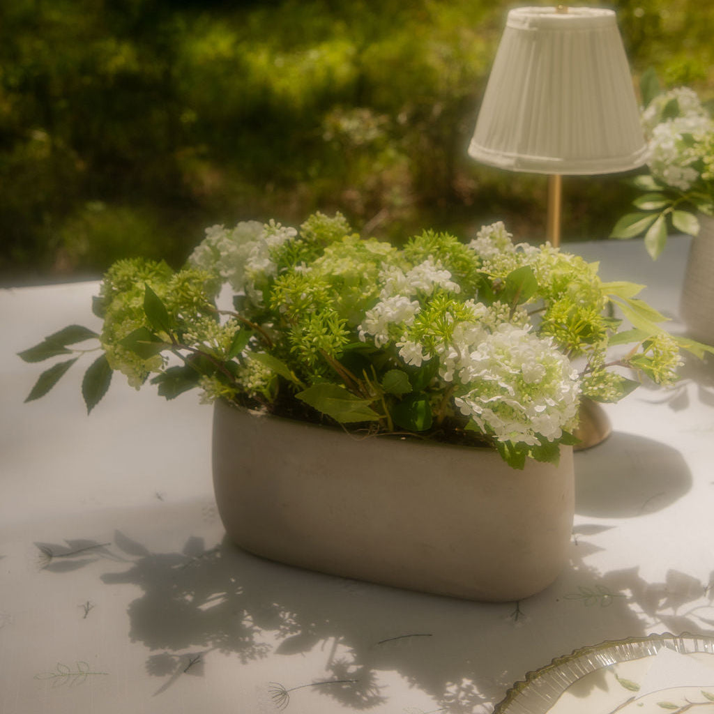 Flaura White Hydrangeas and Greenery