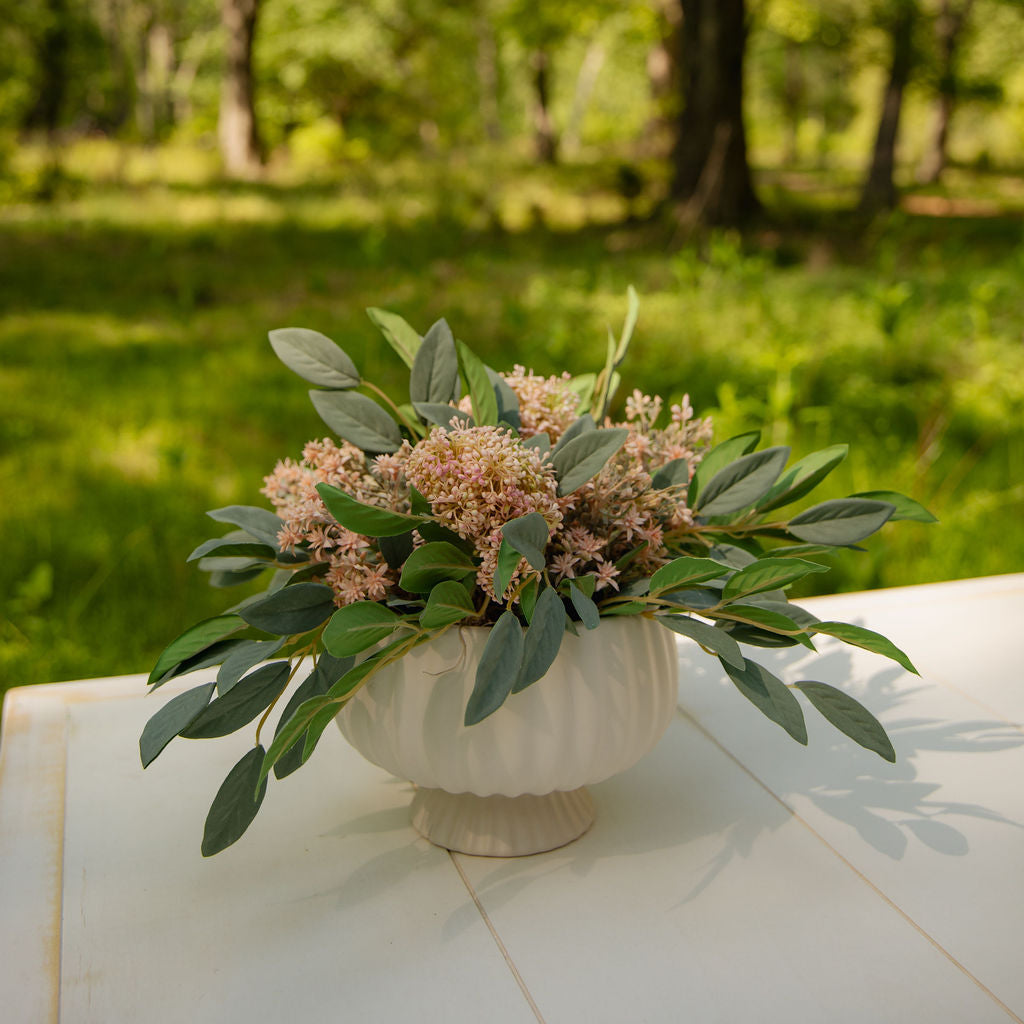 Flaura Light Pink Greenery Arrangement