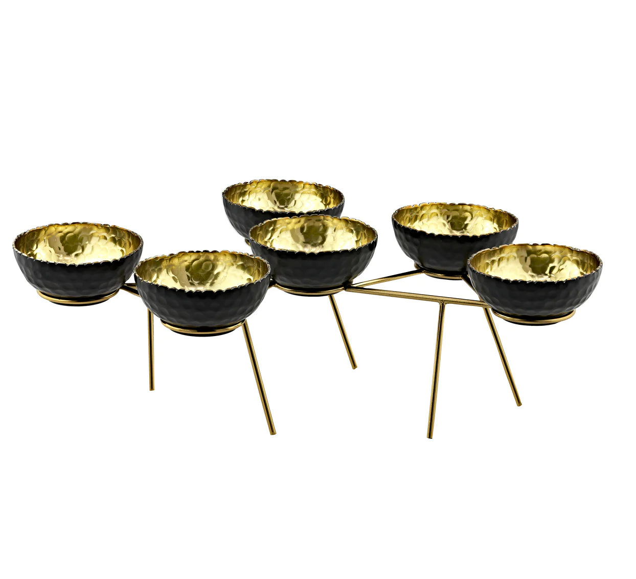Set of 6 bowl and stand