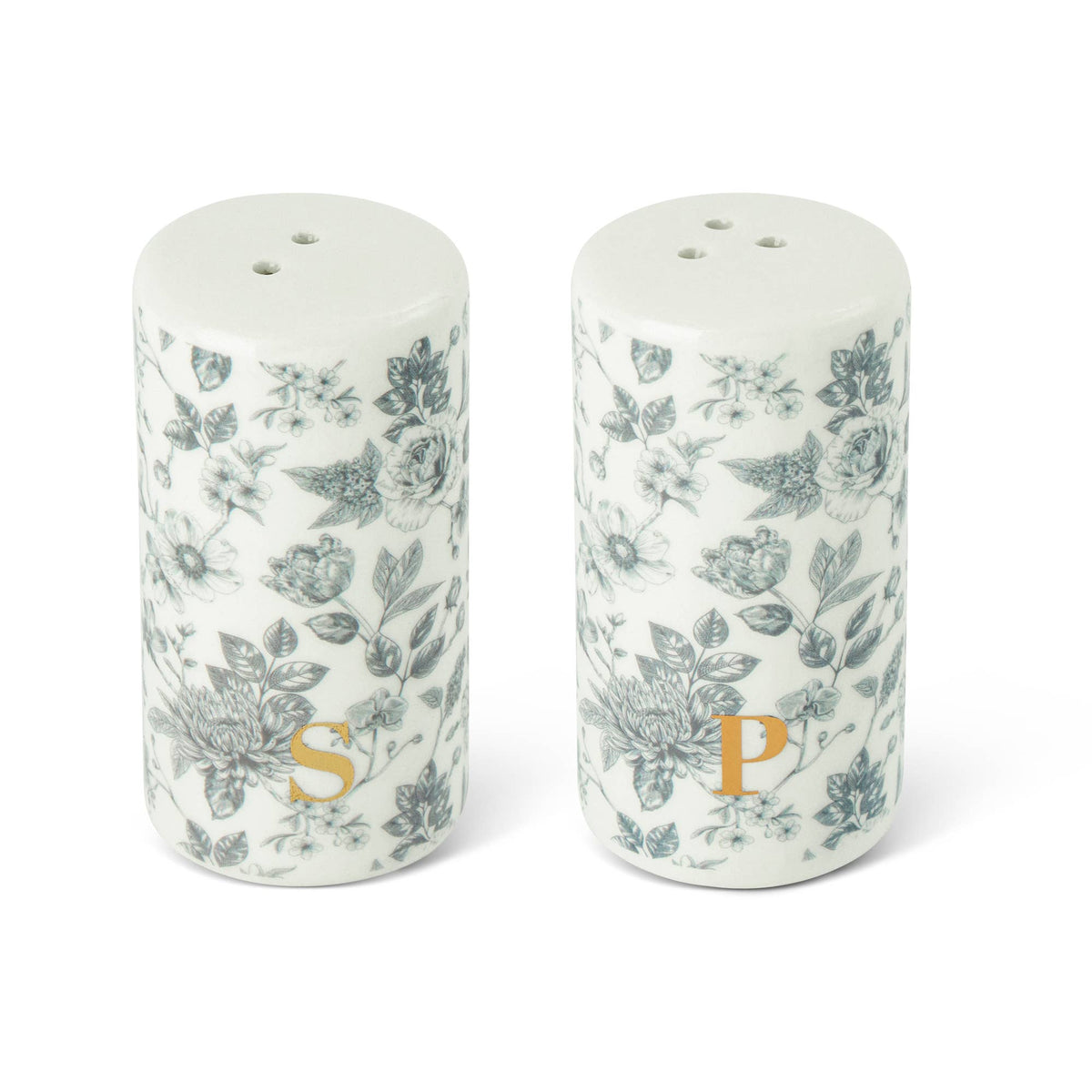 S&P Shaker Set - Blue Floral