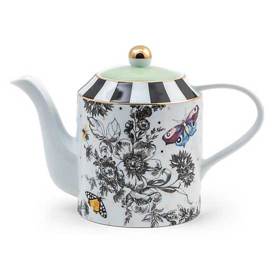 MacKenzie-Childs Butterfly Toile Teapot