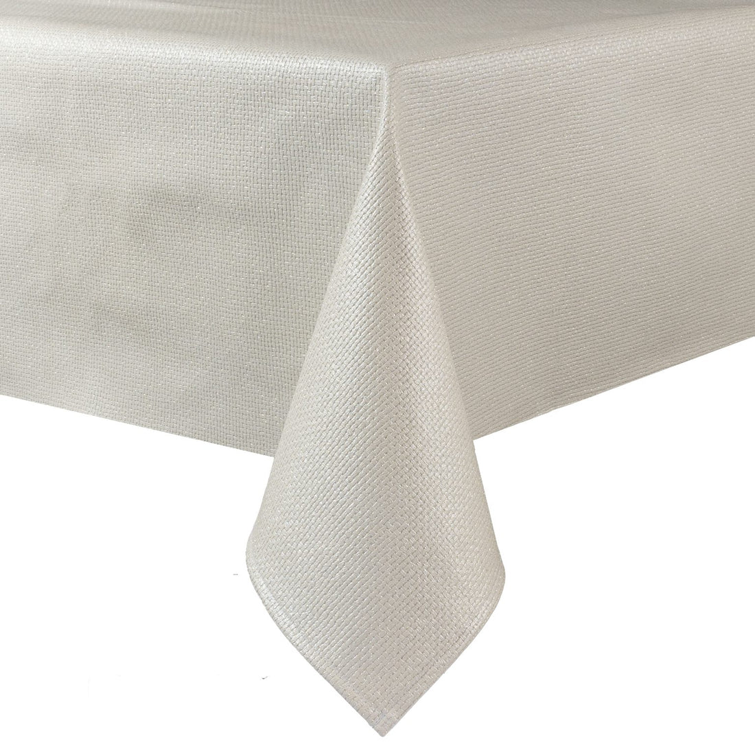Adorn Your Table Embellished Faux Leather Tablecloth