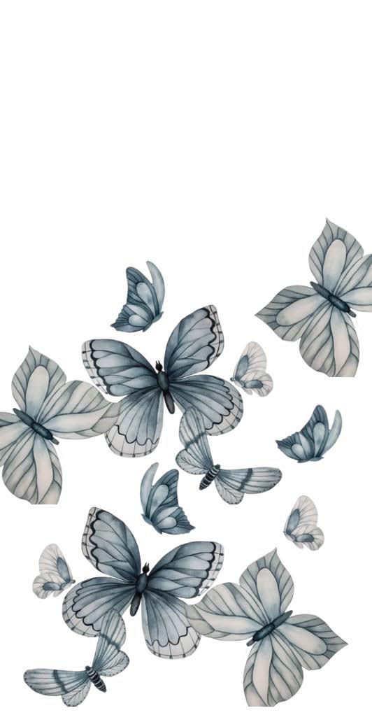 Monotone Butterflies Napkin