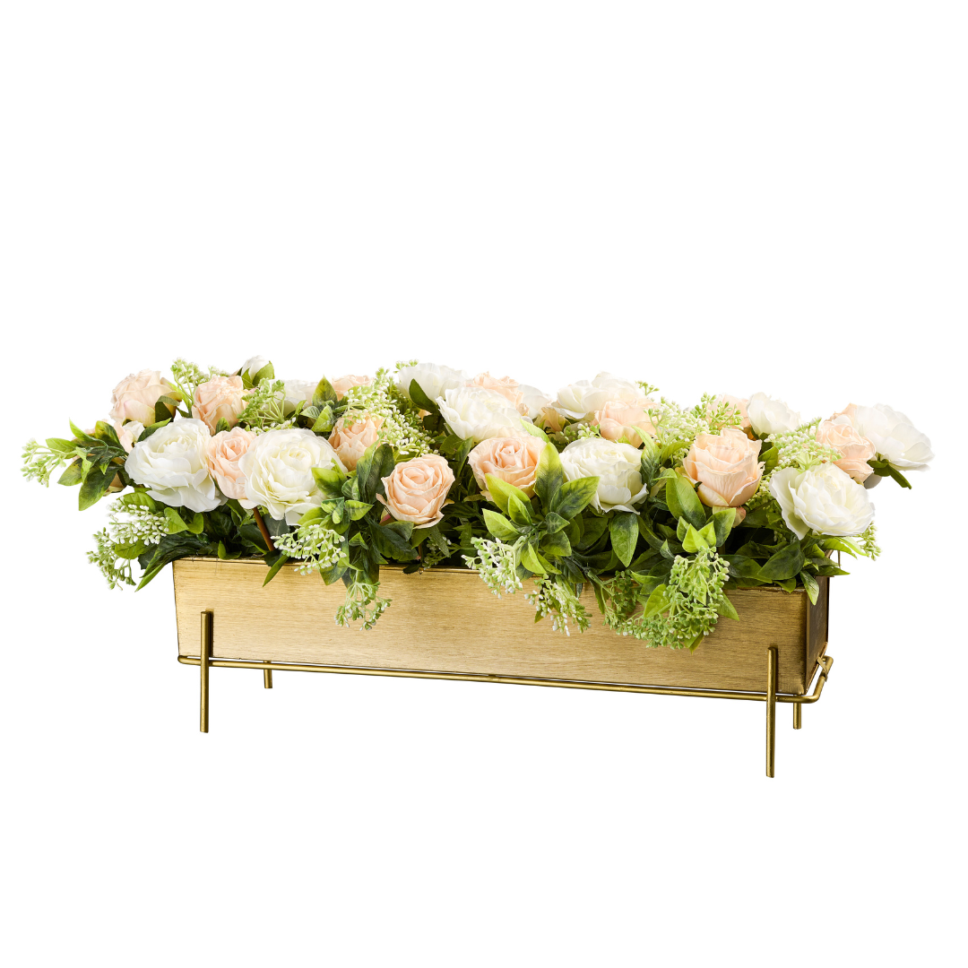 Flaura Rose and Greenery Arrangement