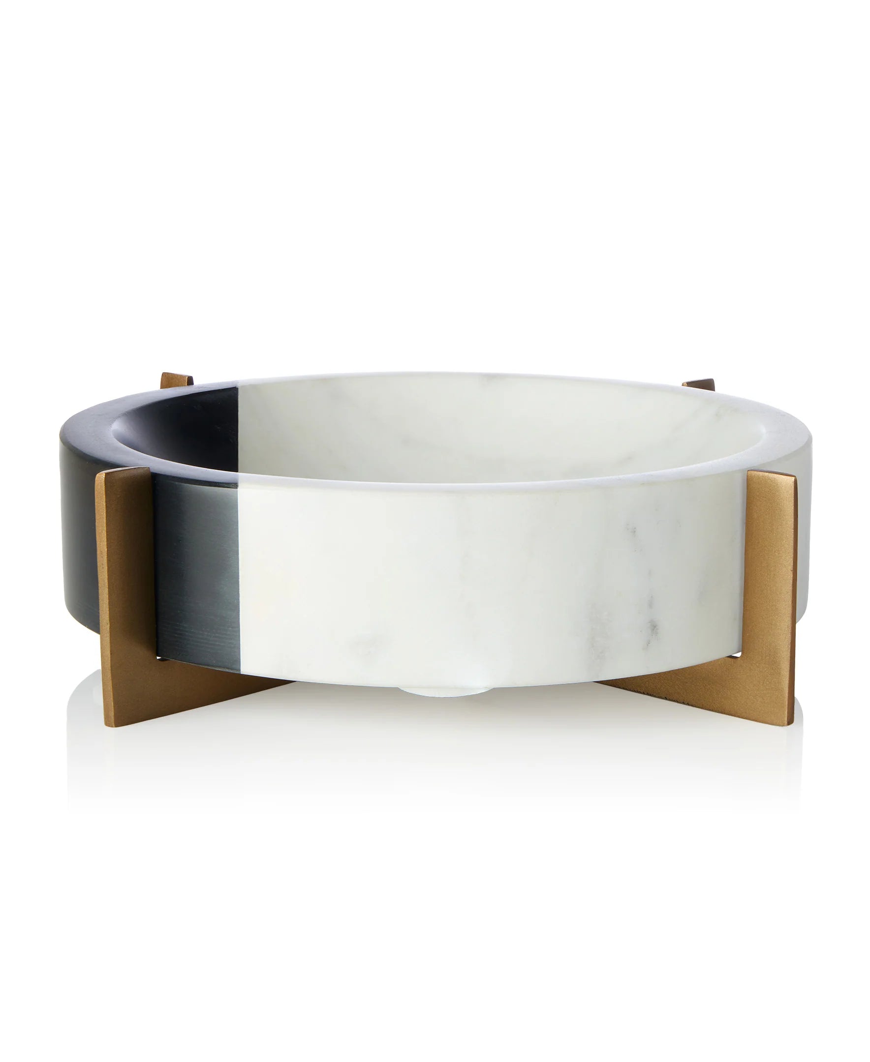 Crum Marble & Brass Decorative Bowl