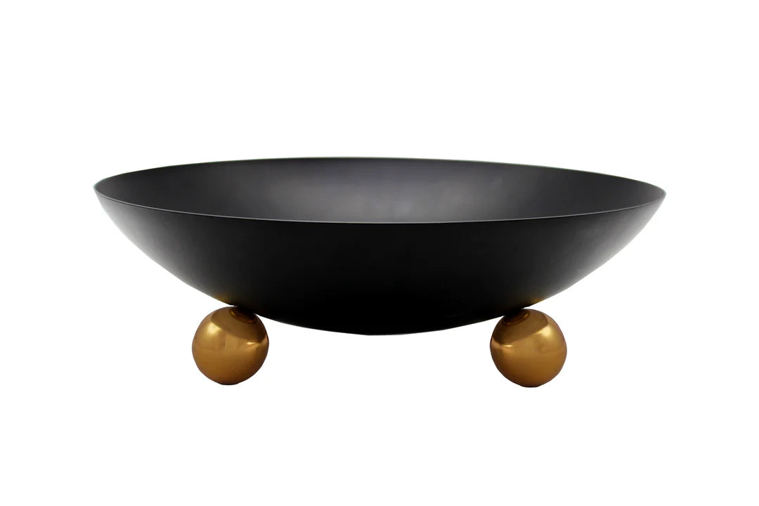 Temari Black Footed Salad Bowl