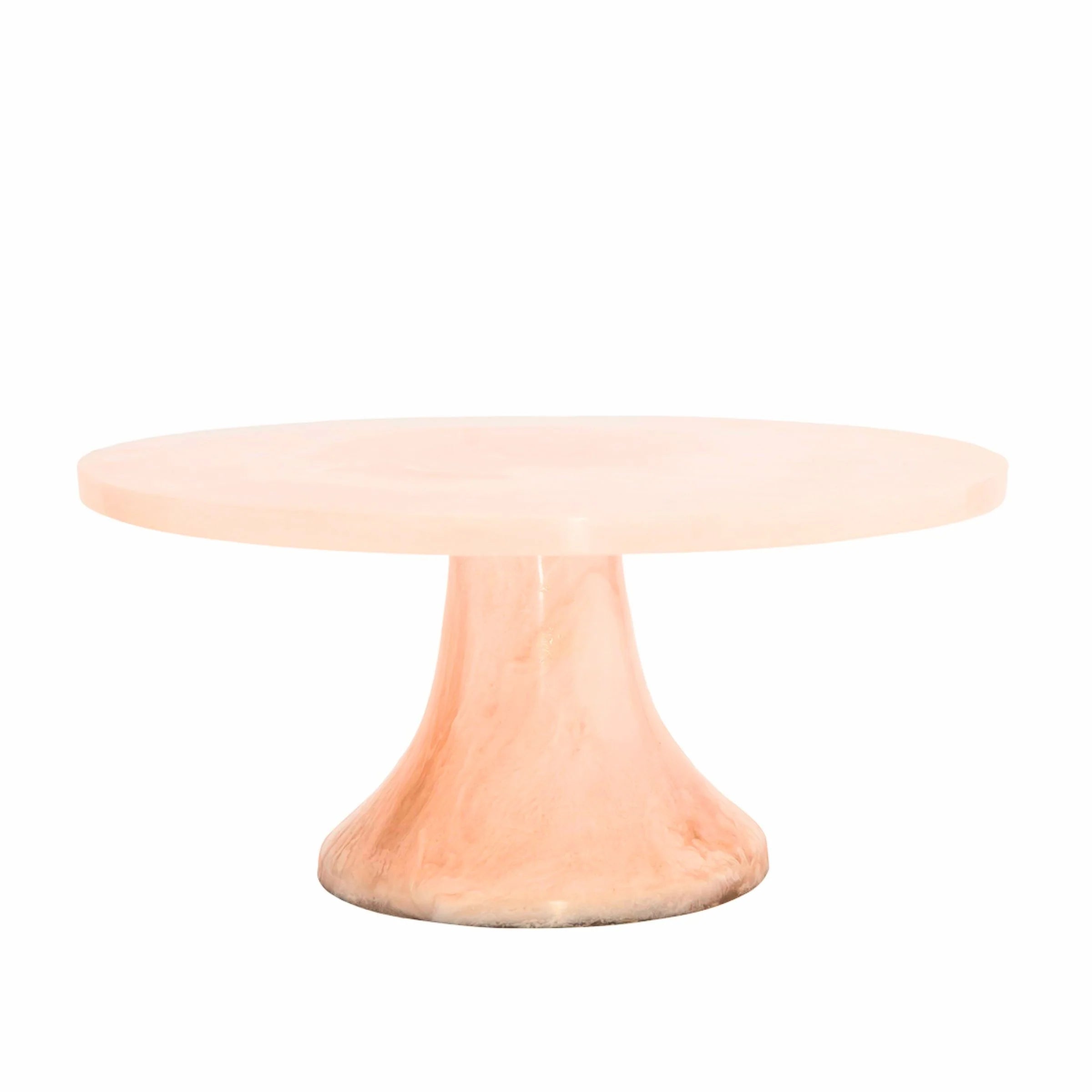 Lucente Pink Resin Cake Stand