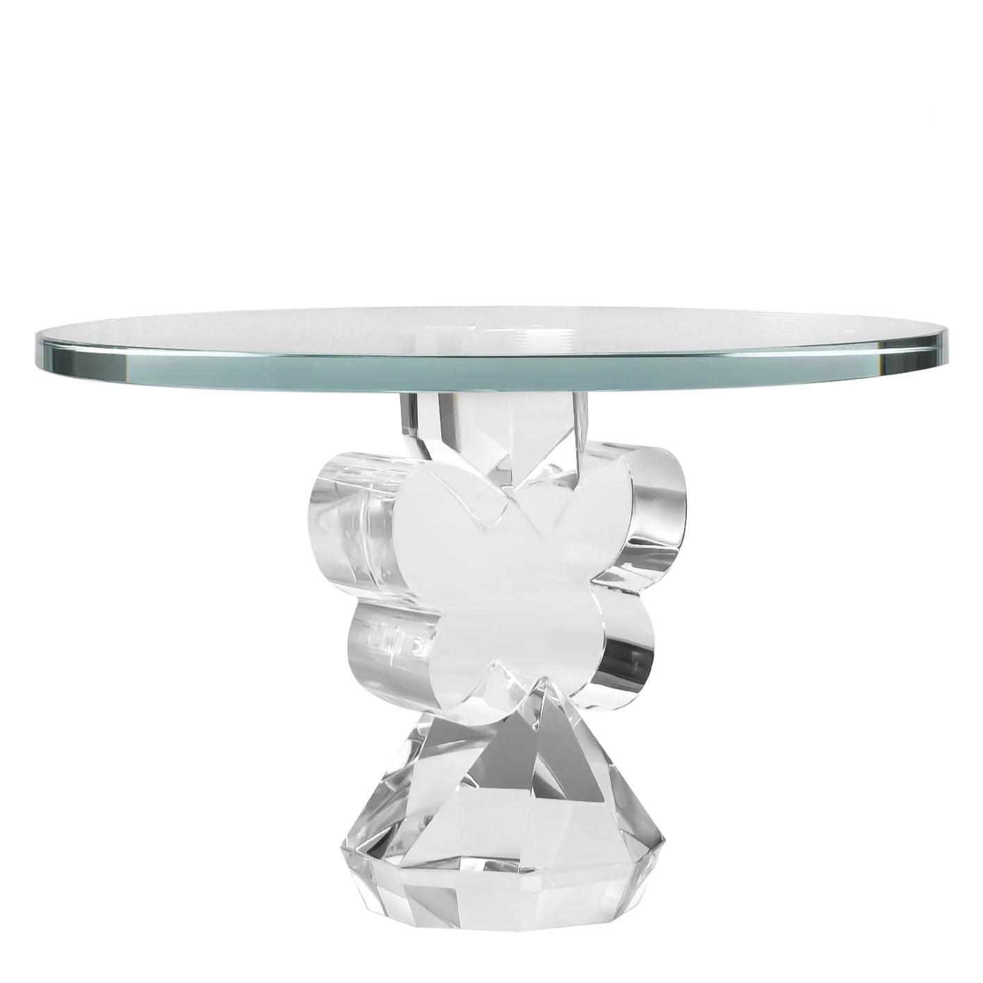 9” Crystal Butterfly Cake Plate