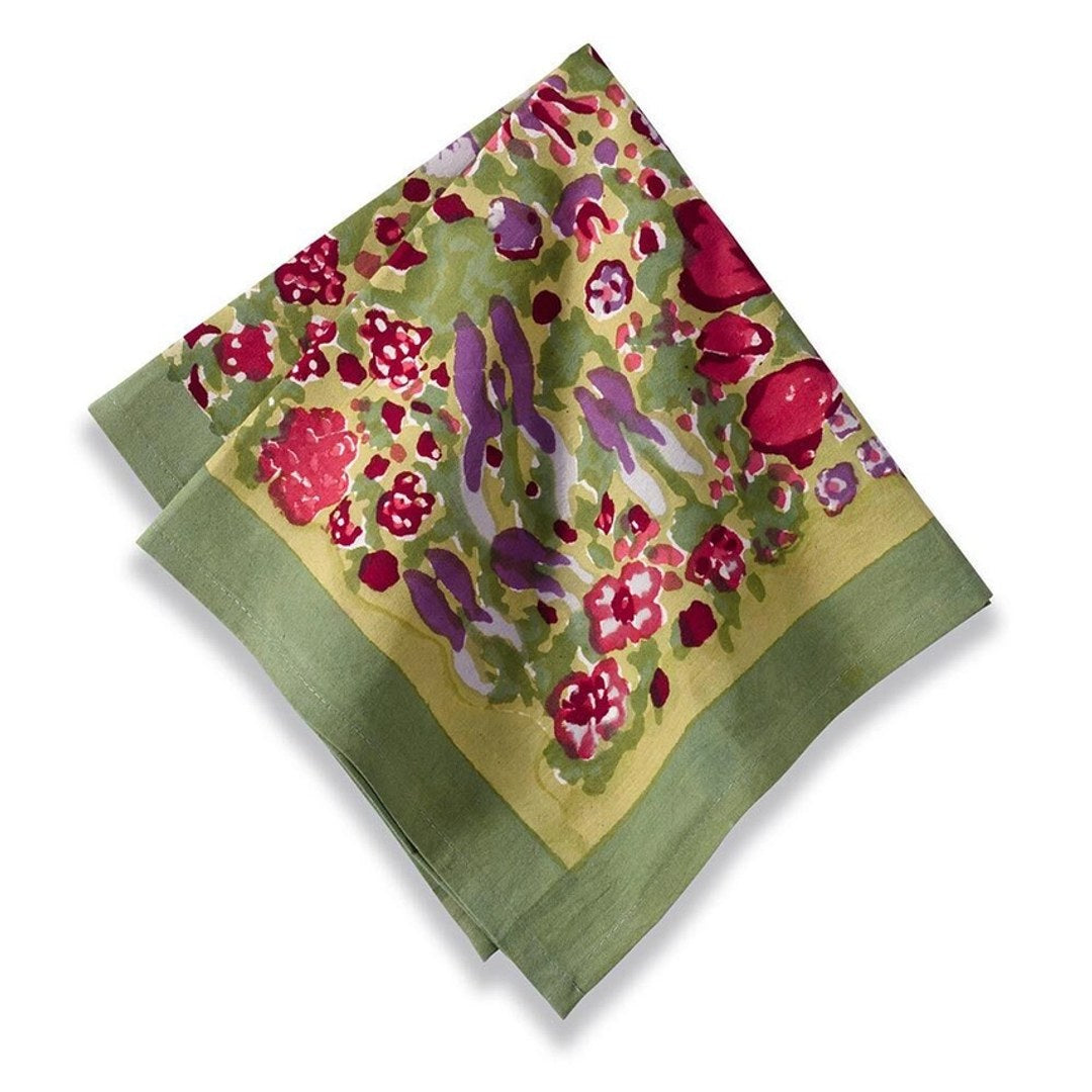 Jardin Red & Green Napkins, Set of 6