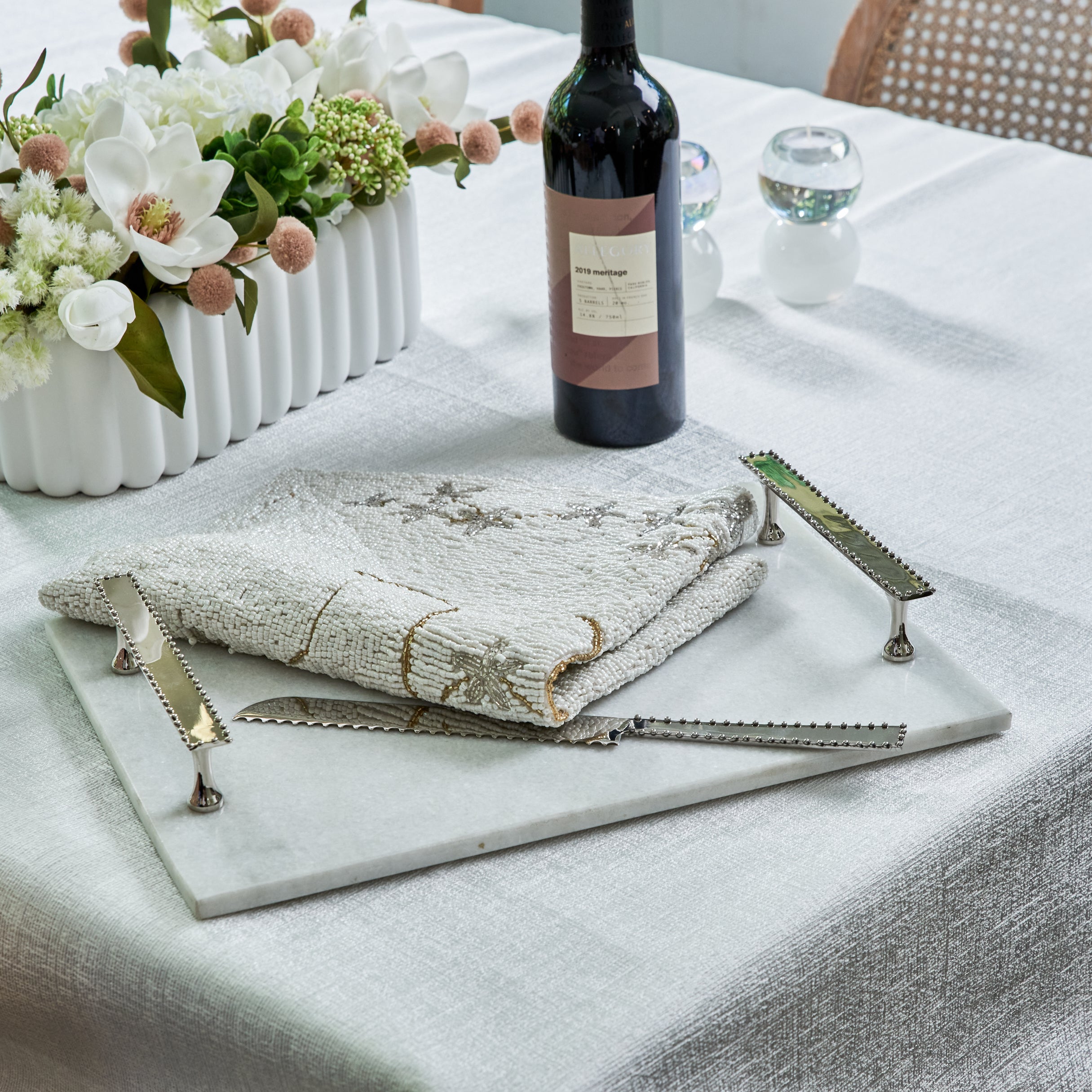 Adorn Your Table Bianca Tablecloth