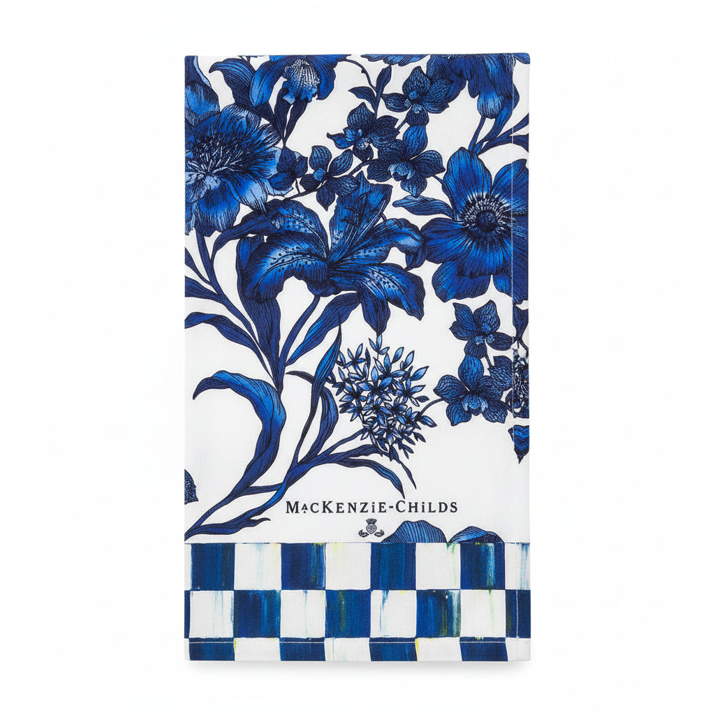 MacKenzie-Childs Royal English Garden Dish Towel