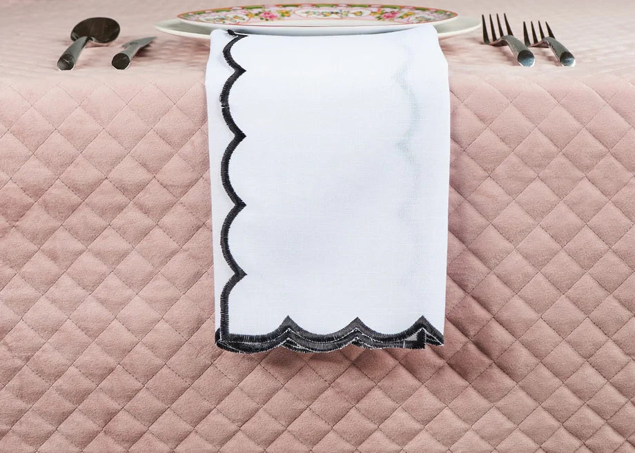 Adorn Your Table Velvet Quilted Tablecloth