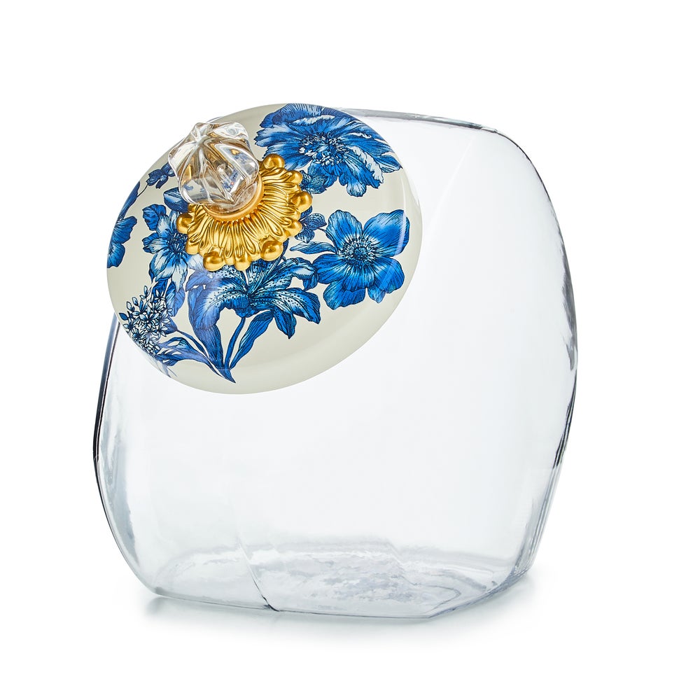 MacKenzie-Childs Royal English Garden cookie jar