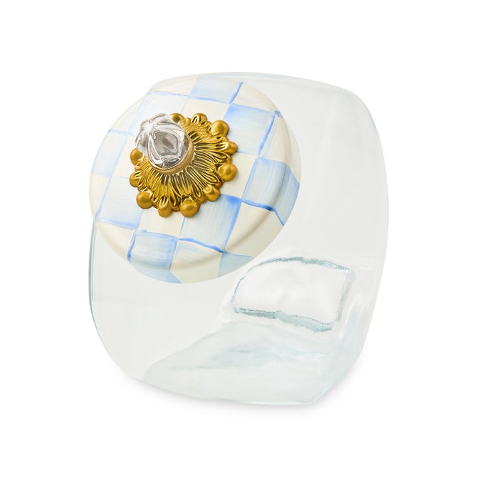 MacKenzie-Childs Check Cookie Jar