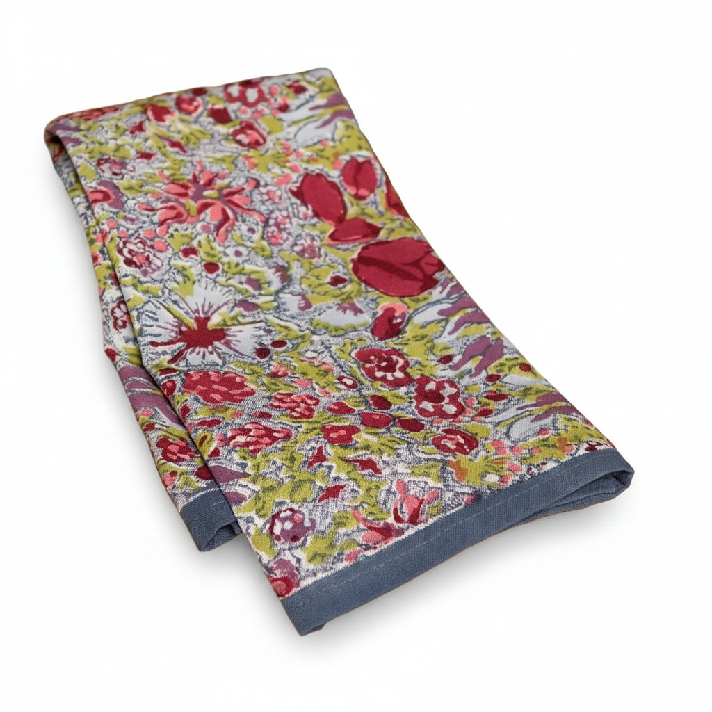 Jardin Red & Grey | Tea Towels - Set of 3
