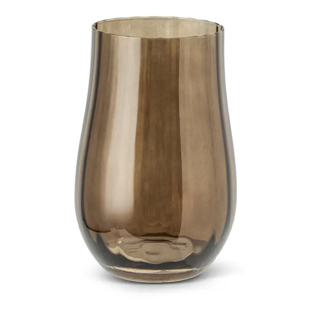 Peony Highball Glass - Brown