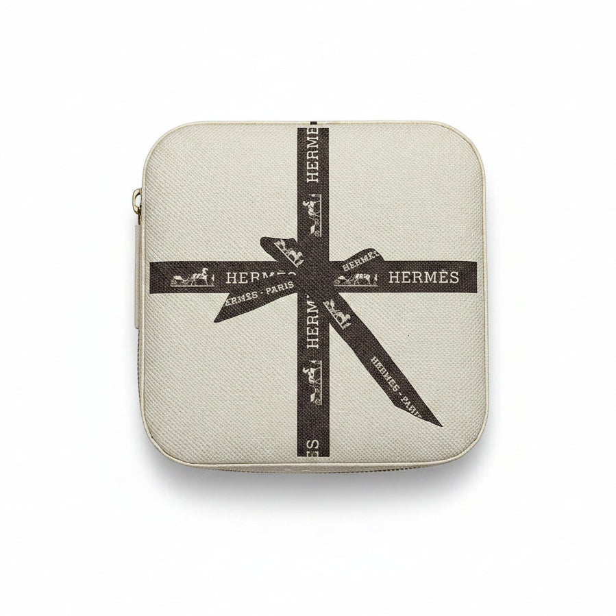 Brown Bow Jewelry Box