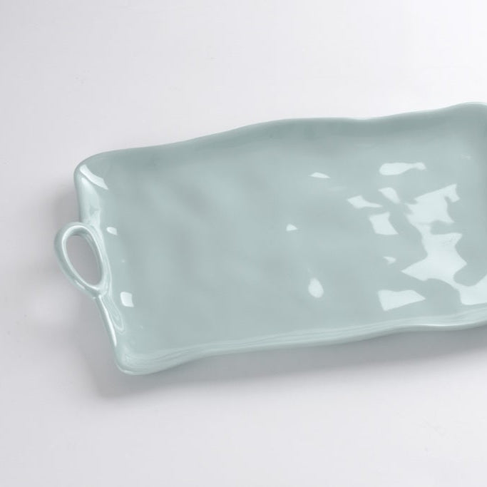 Aqua Melamine Platter