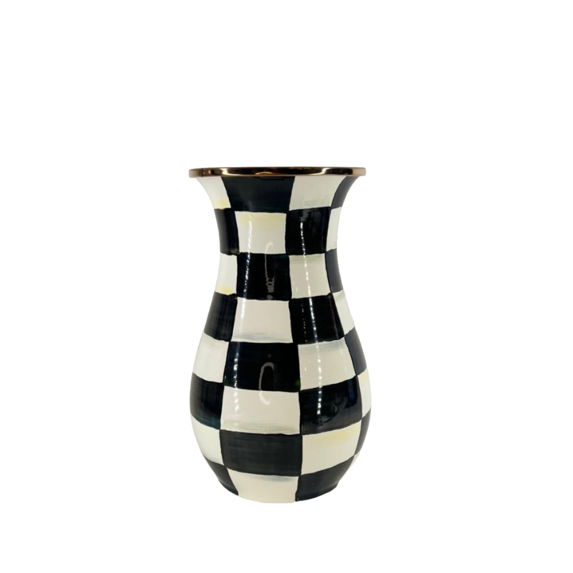 MacKenzie-Childs Courtly Check Tall Vase