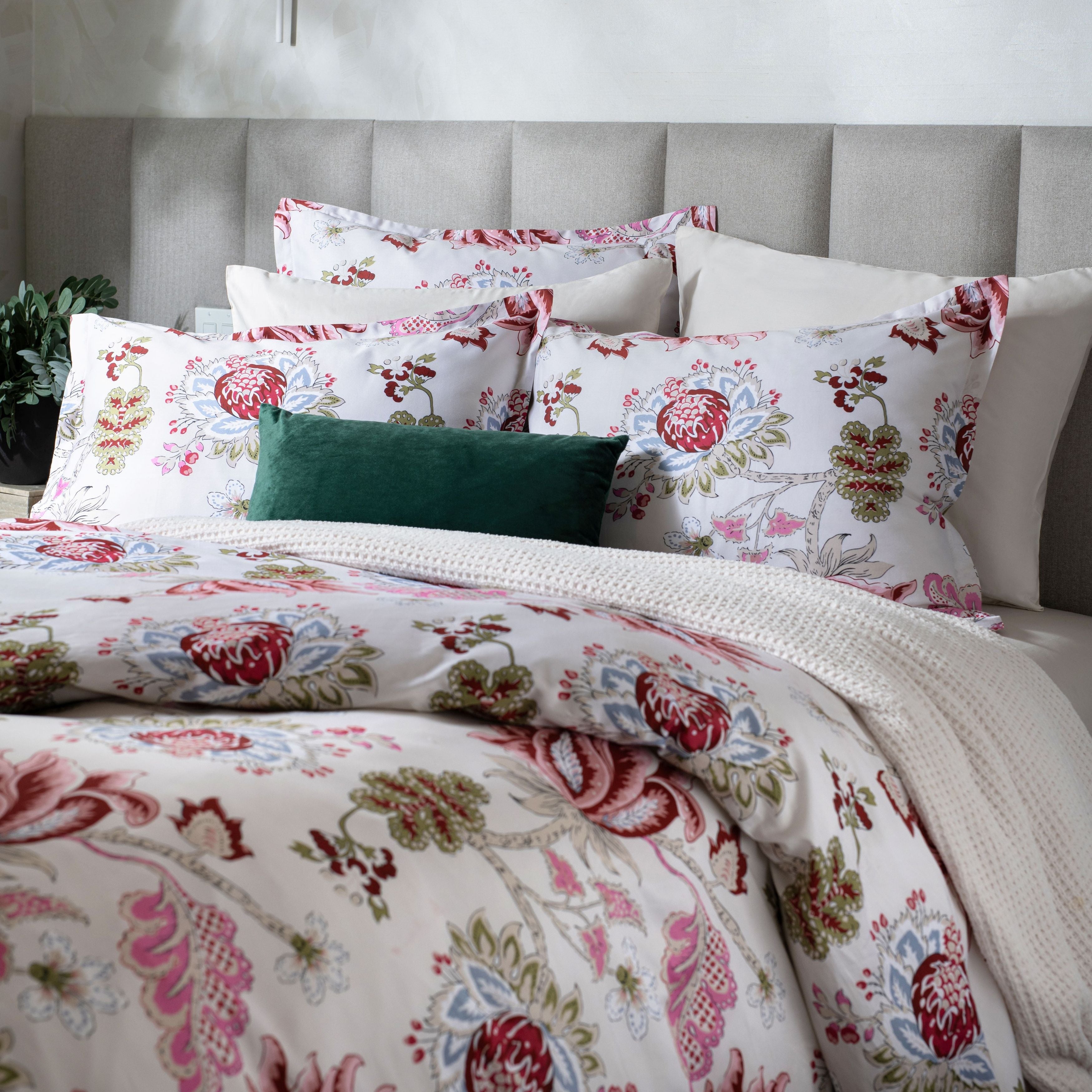 Aura Home English Garden Duvet Set - Thumbnail 2