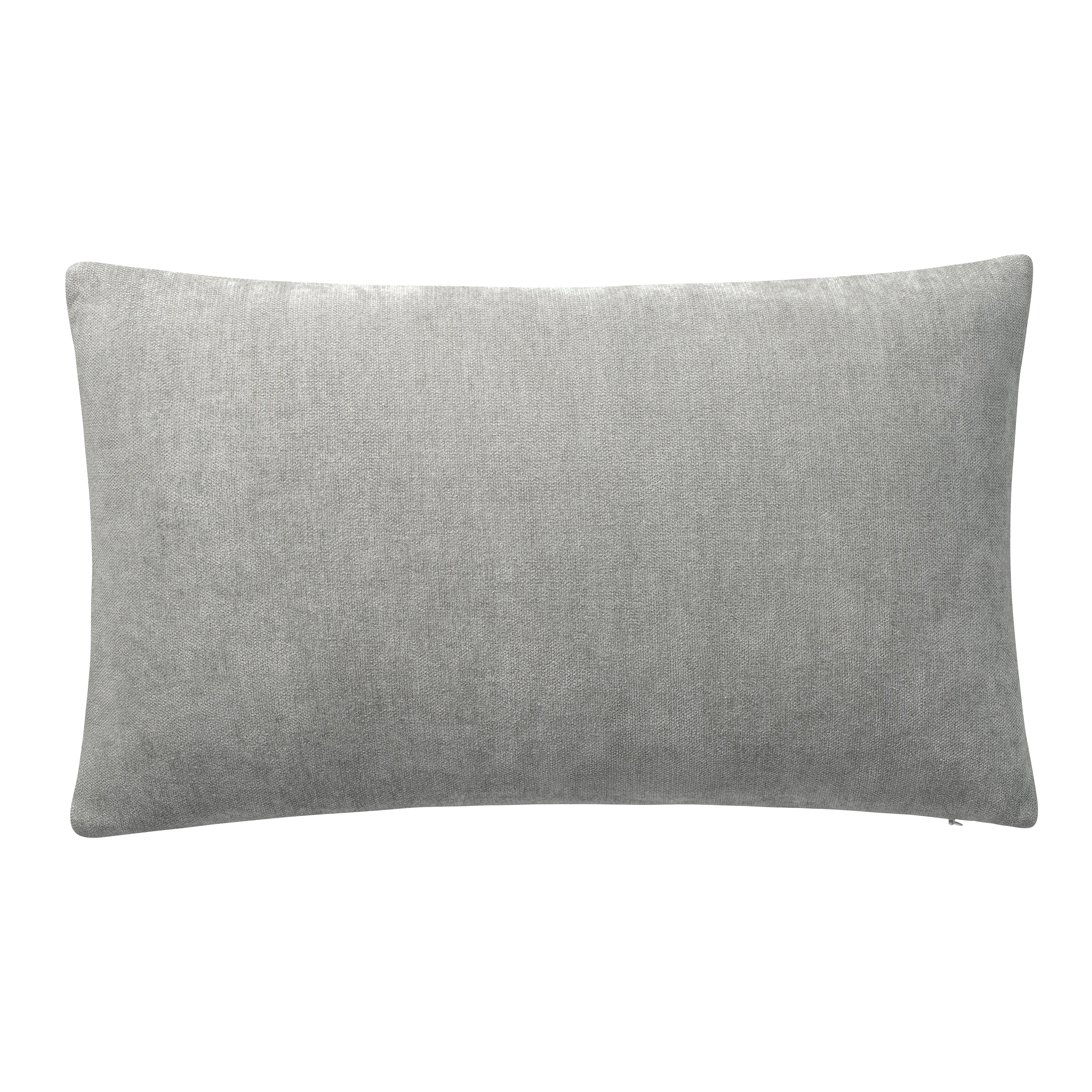 Aura Home Velvet Weave Grey Mist Throw Pillow